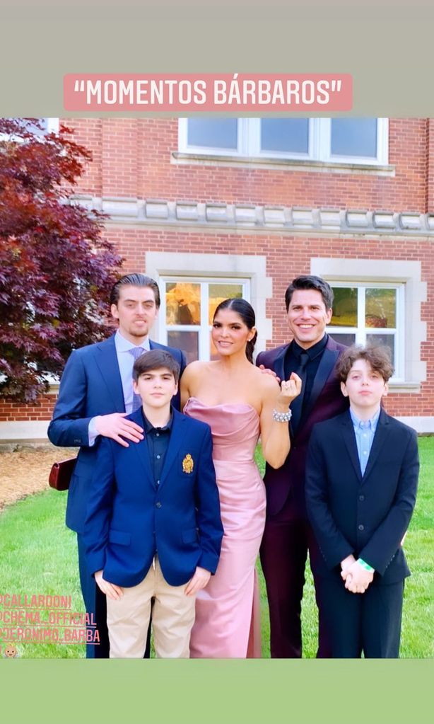 Ana Bárbara y sus hijos