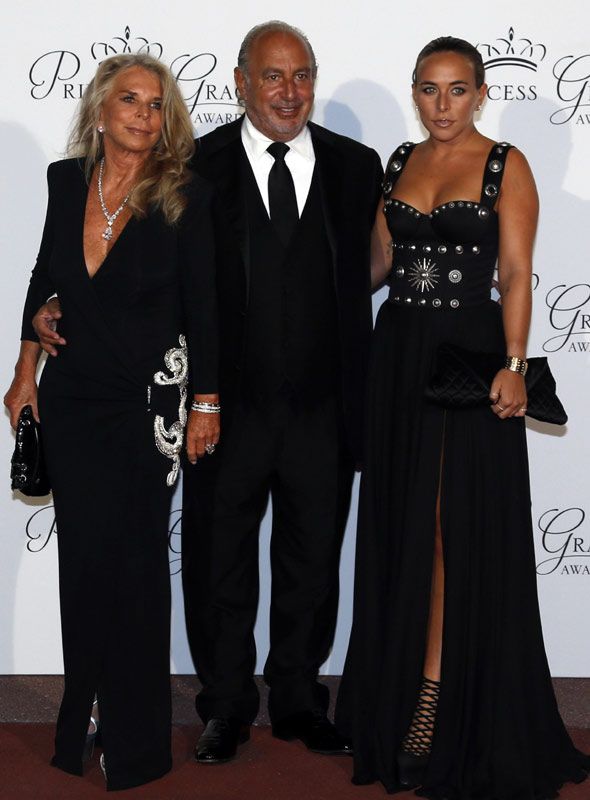 La familia Green el pasado septiembre en la gala que tuvo lugar en Mónaco con motivo de los premios Princesa Grace
