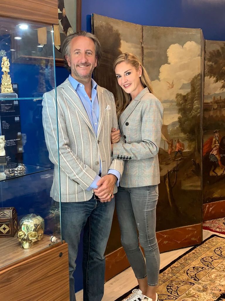 Chantal Andere y su esposo, Enrique Rivero Lake