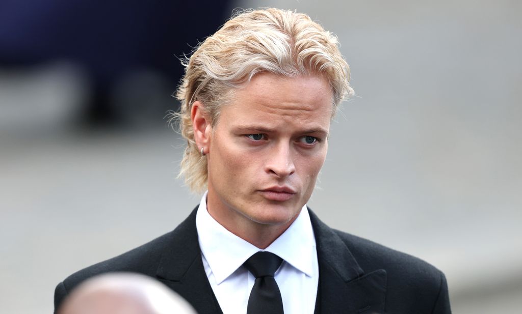 Marius Borg Høiby durante el funeral del rey Harald V de Noruega el 9 de septiembre de 2026 en Oslo, Noruega
