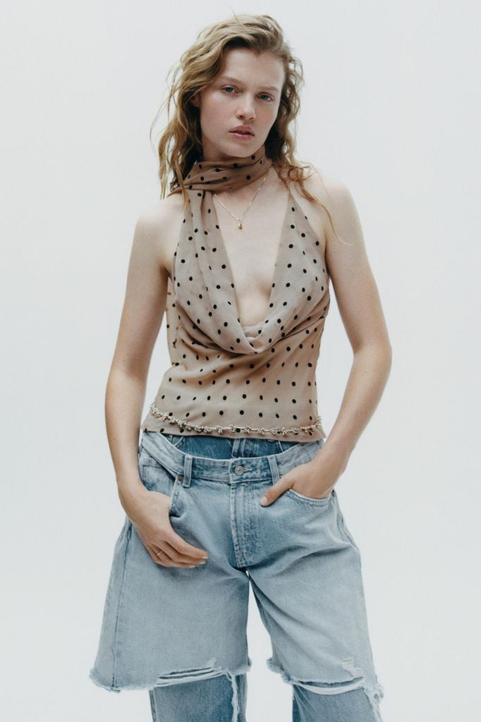 Top halter de Zara