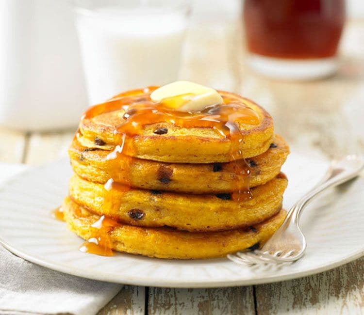 Tortitas con chips de chocolate