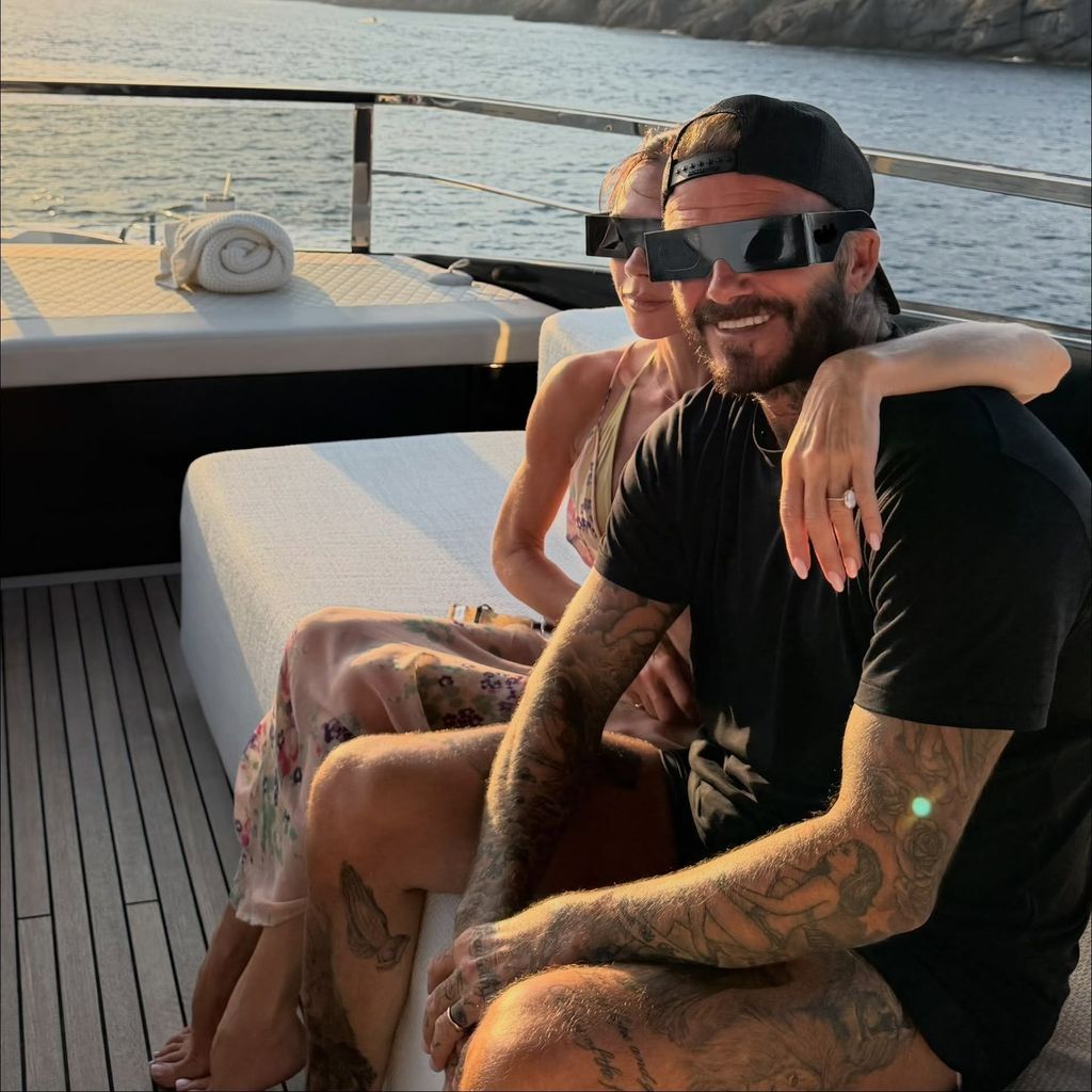 David y Victoria Beckham en un verano inolvidable en Portofino, Italia.