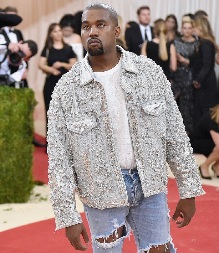 Kanye West en la gala MET 2016