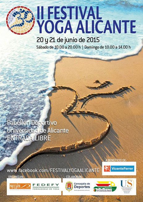 Cartel de 'II Festival Yoga Alicante'
