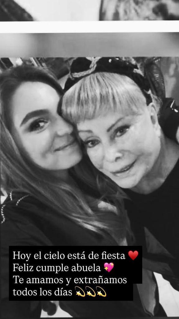 Sofía Castro rindió un sentido homenaje a su abuela, doña Socorro Castro Alba