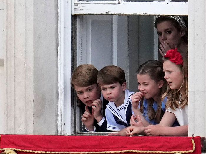 Príncipe George, princesa Charlotte y príncipe Louis 
