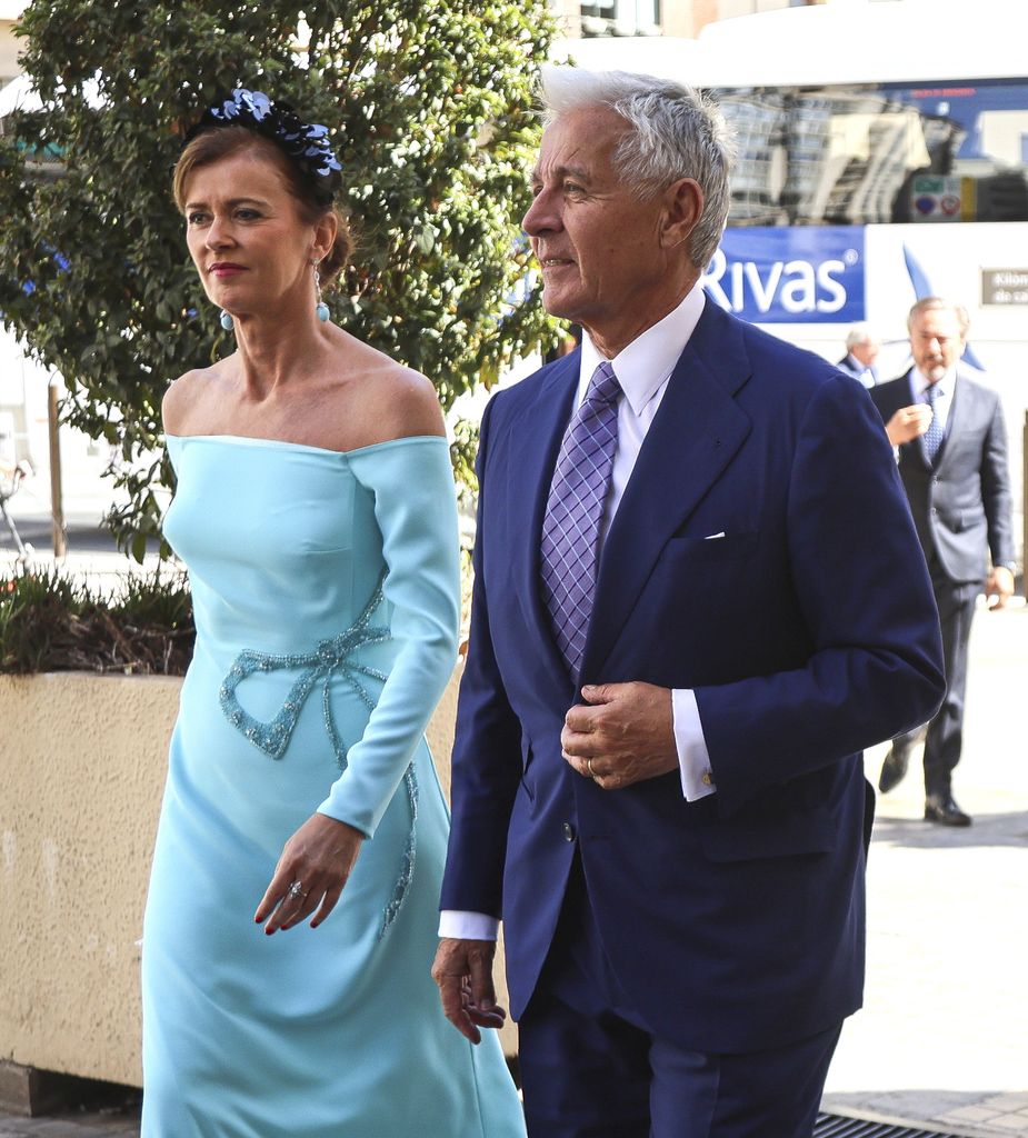Nuria March y George Donald Johnston III, en la cita nupcial