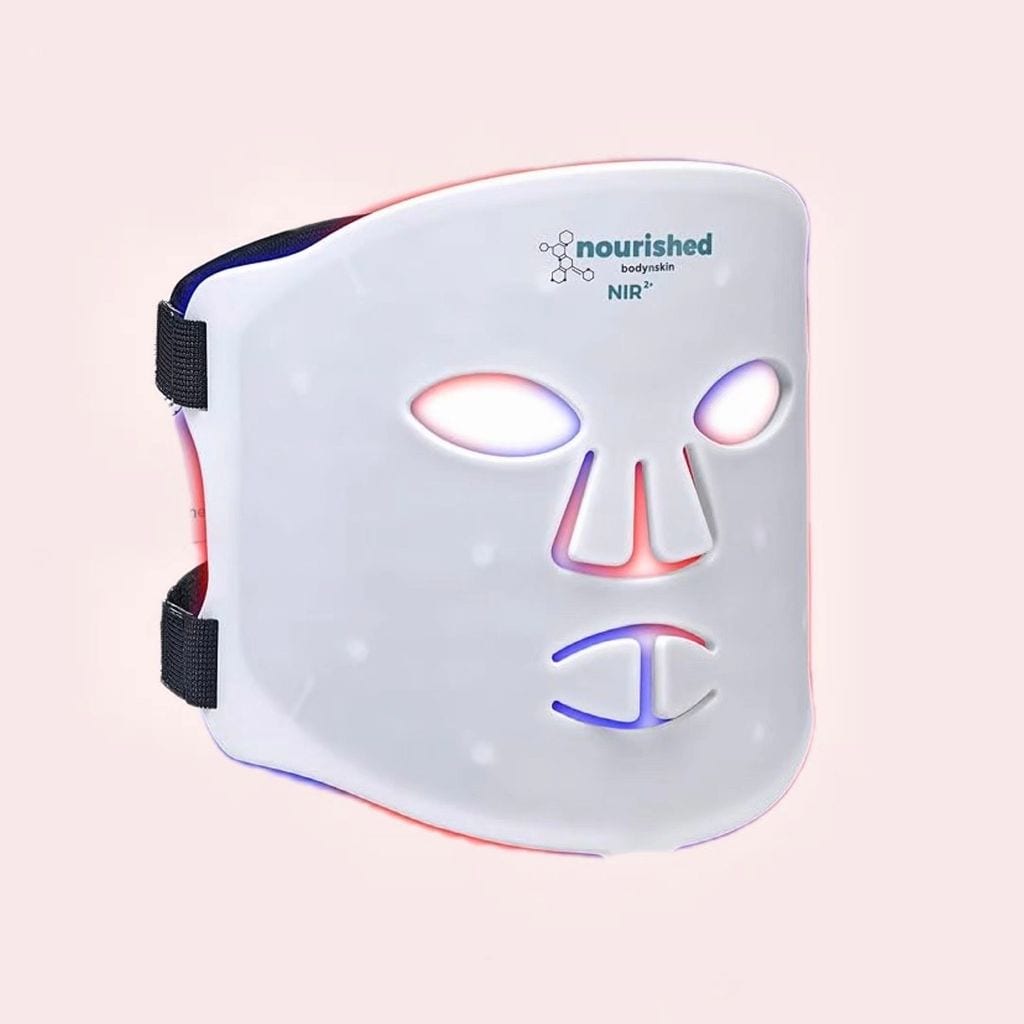 Máscara LED Portátil para la Cara con Infrarrojo Cercano