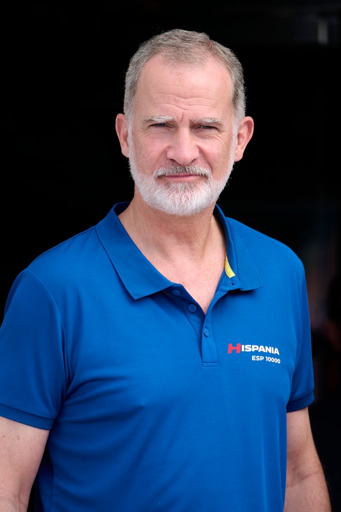 Felipe VI a su llegada al Real Club Náutico de Palma de Mallorca