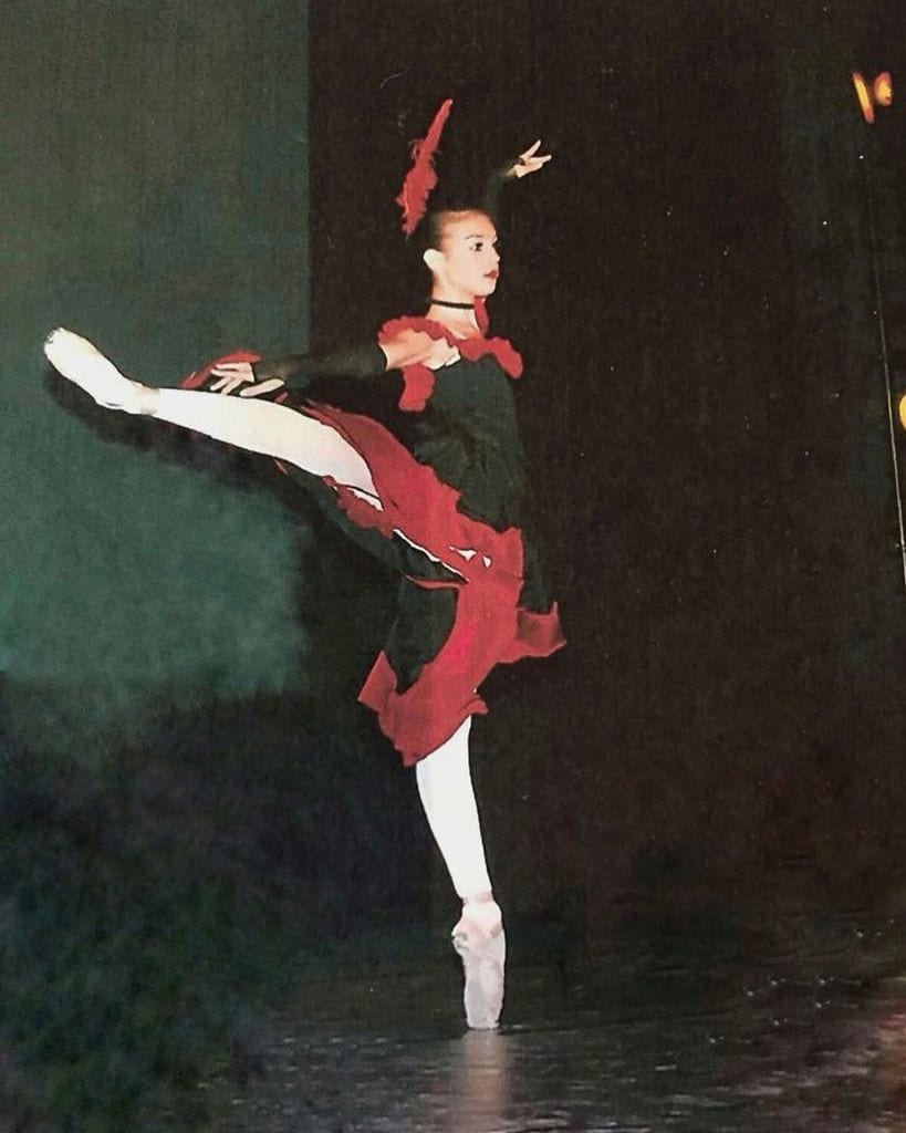 En 2022, Georgina Rodríguez compartió esta foto de sus días como bailarina.