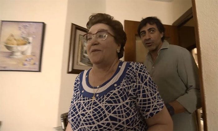 Juan del Val y su madre