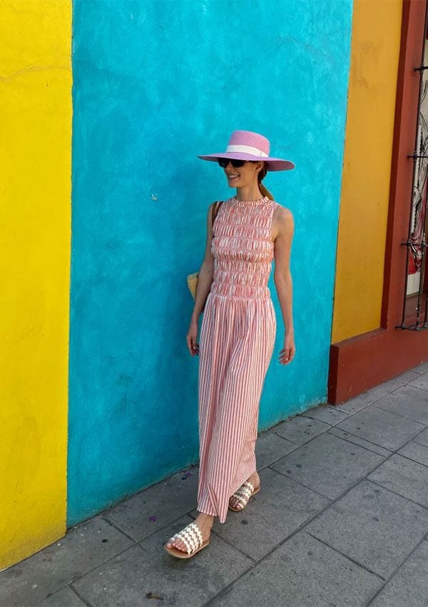 Sassa de Osma y su vestido de rayas más favorecedor y versátil