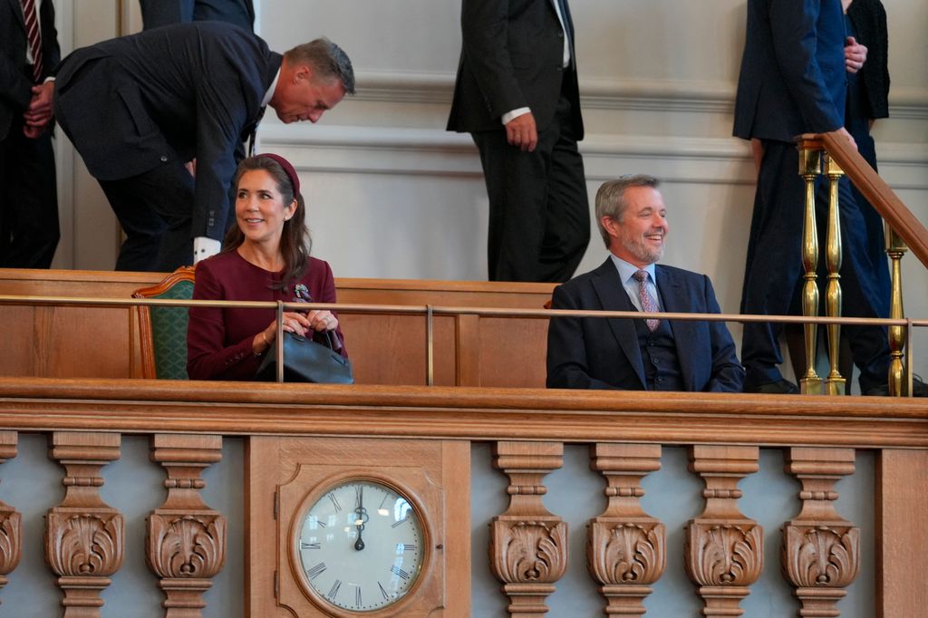 Mary de Dinamarca en la apertura del Parlamento danés, 2026.