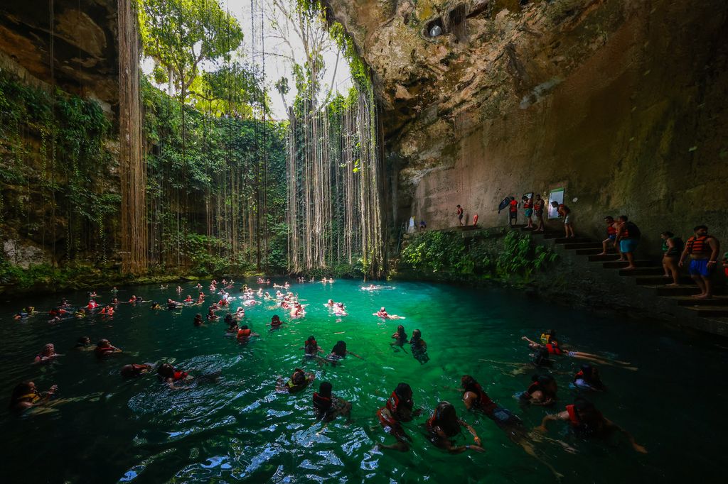 Cenote en México