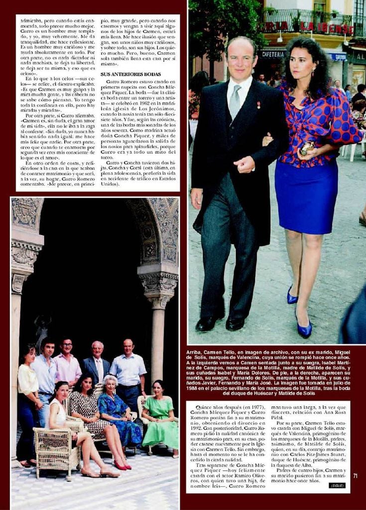 Boda Curro Romero Carmen Tello