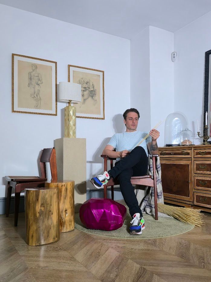 El artista Rubén Fabuel.