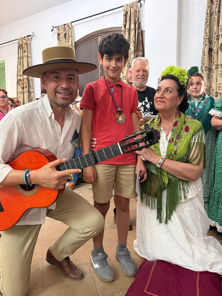 Bautizo rociero de los hijos de Beatriz Trapote
