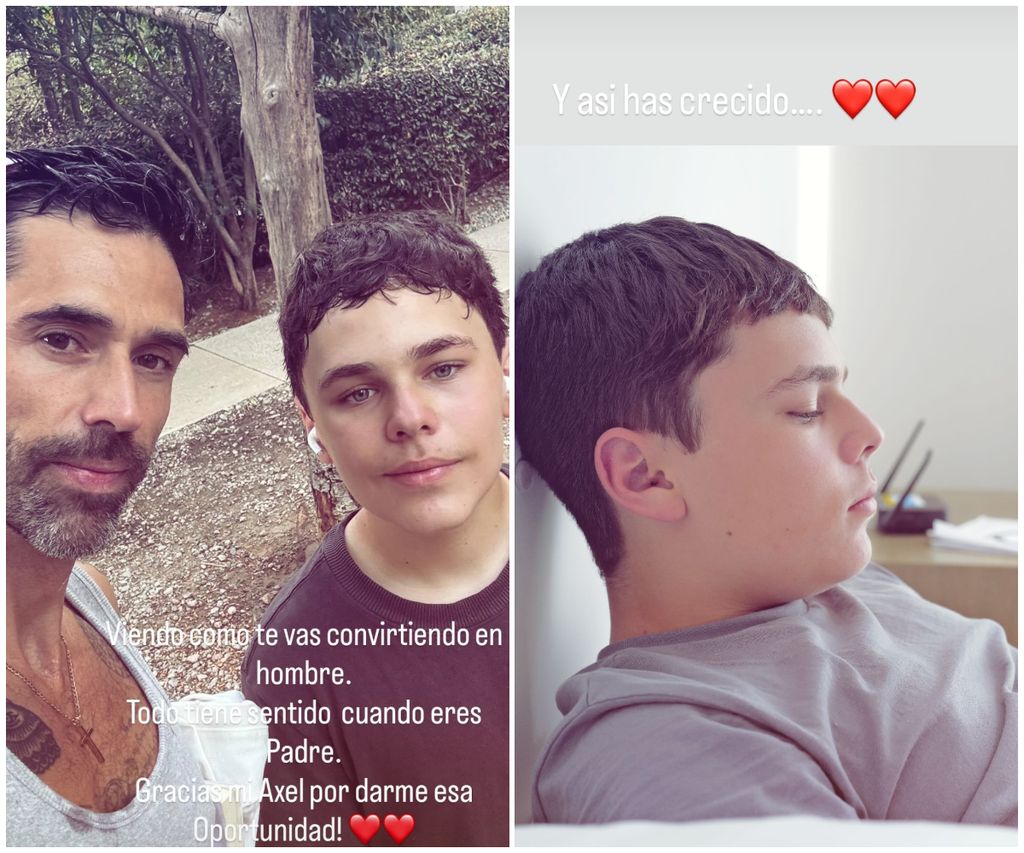 Matías Novoa le dedicó un sentido mensaje a su hijo Axel por sus 15 años.