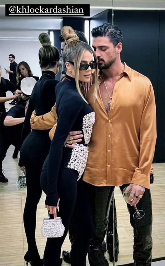 Khloe Kardashian y Michele Morrone