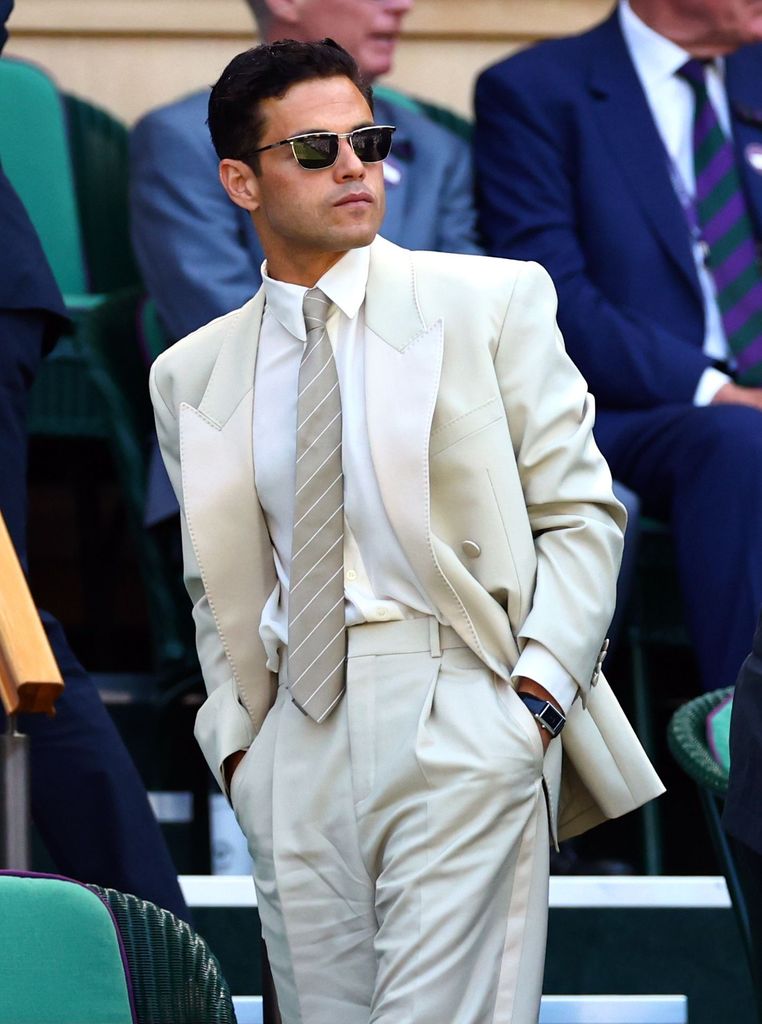 Rami Malek en Wimbledon
