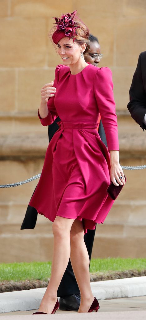 Kate Middleton en la boda de Eugenia de York 