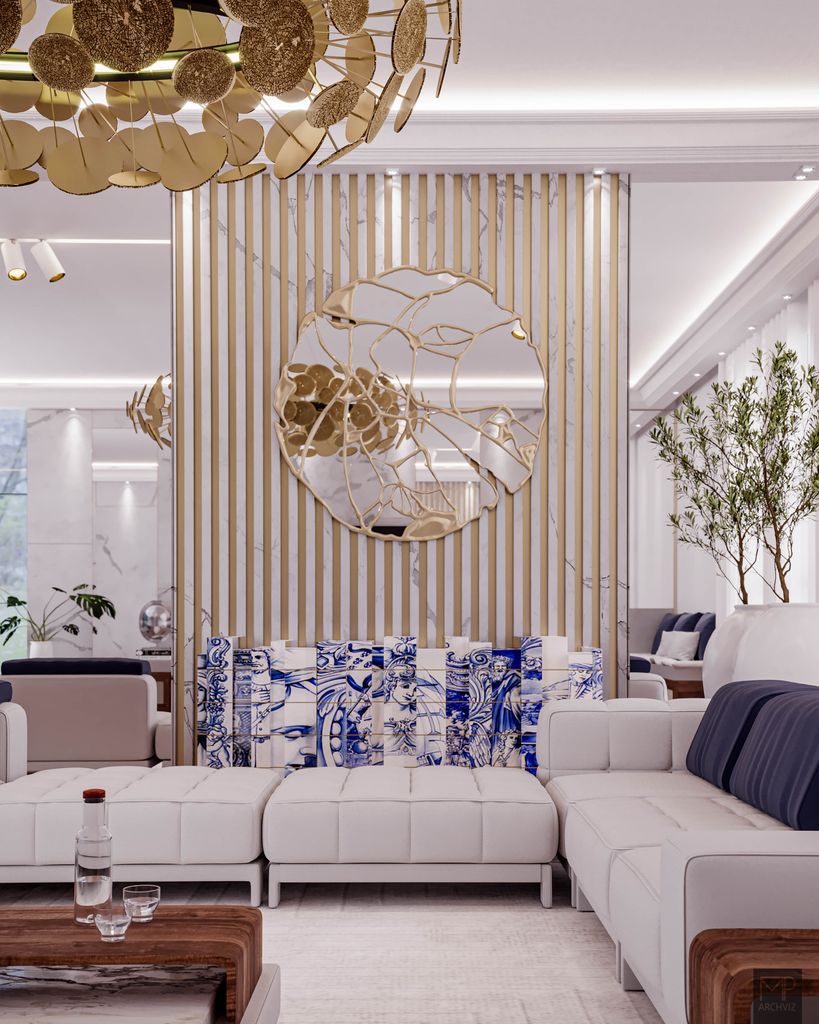 Salón con dorados