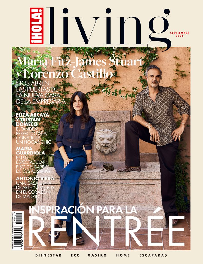 María Fitz-James Stuart y Lorenzo Castillo en el número de ¡HOLA! Living septiembre