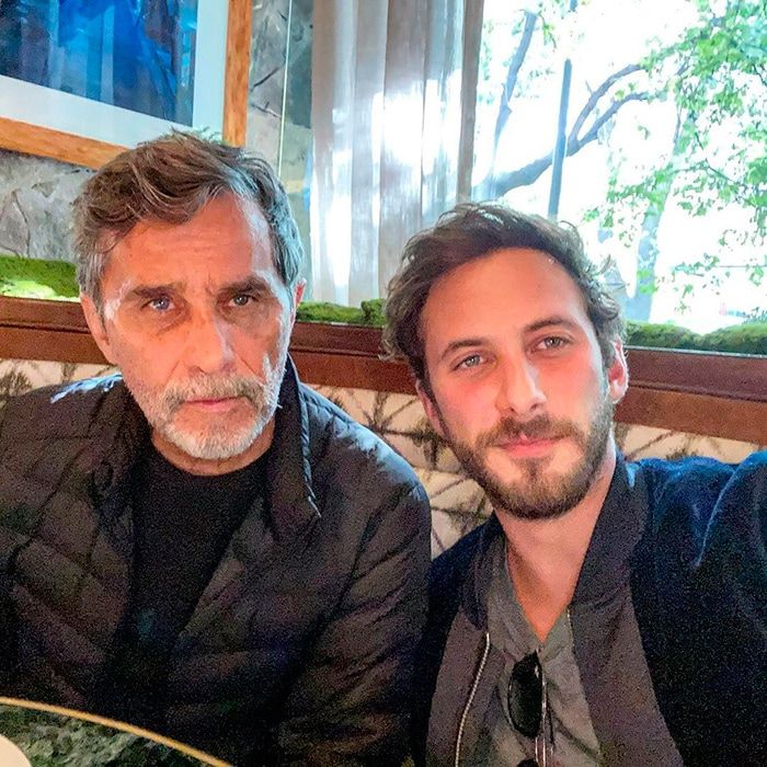 Humberto Zurita y sus hijos