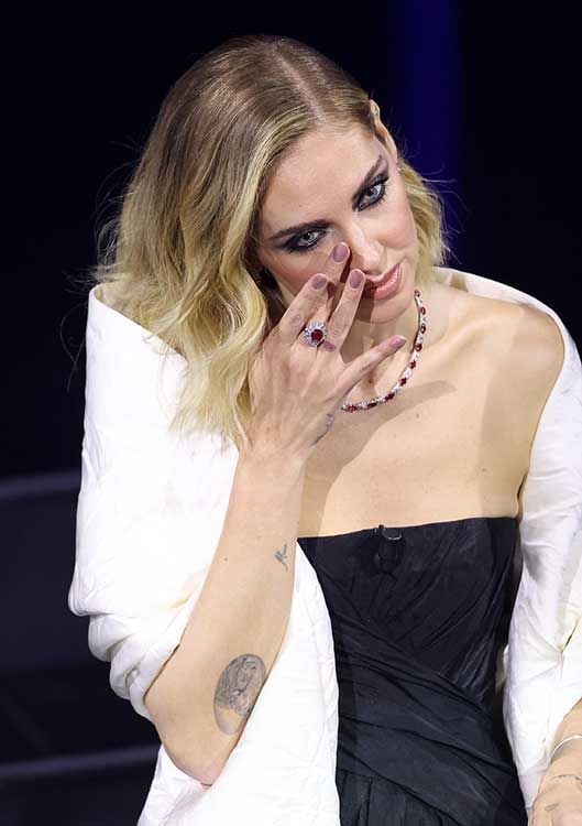 Chiara Ferragni en el Festival de San Remo 