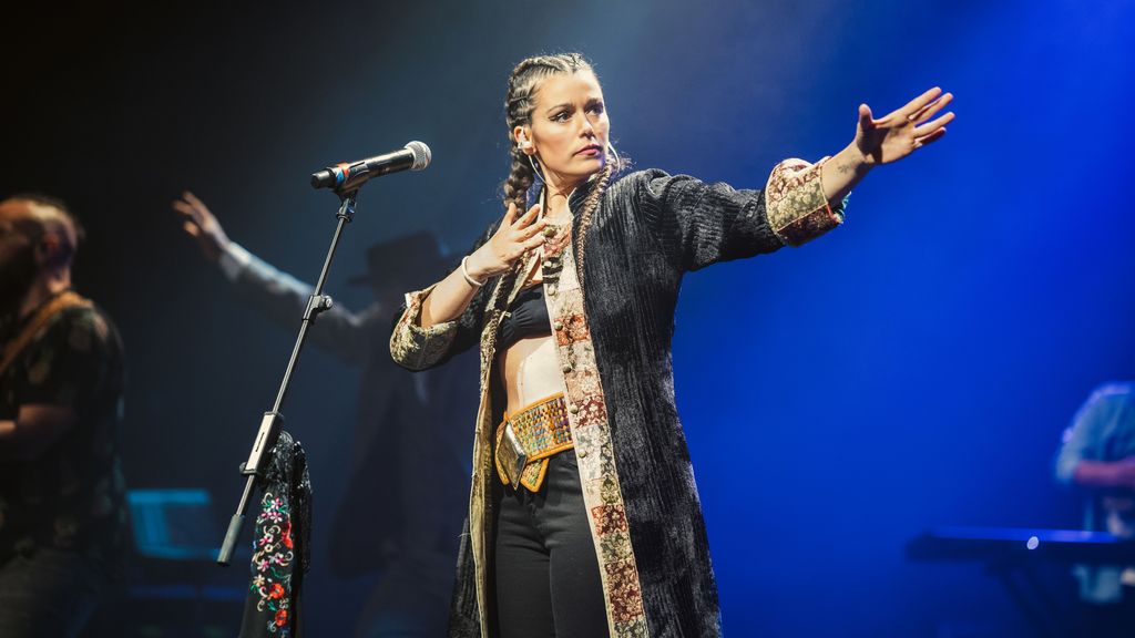 Isabel Aaiún en una actuación
