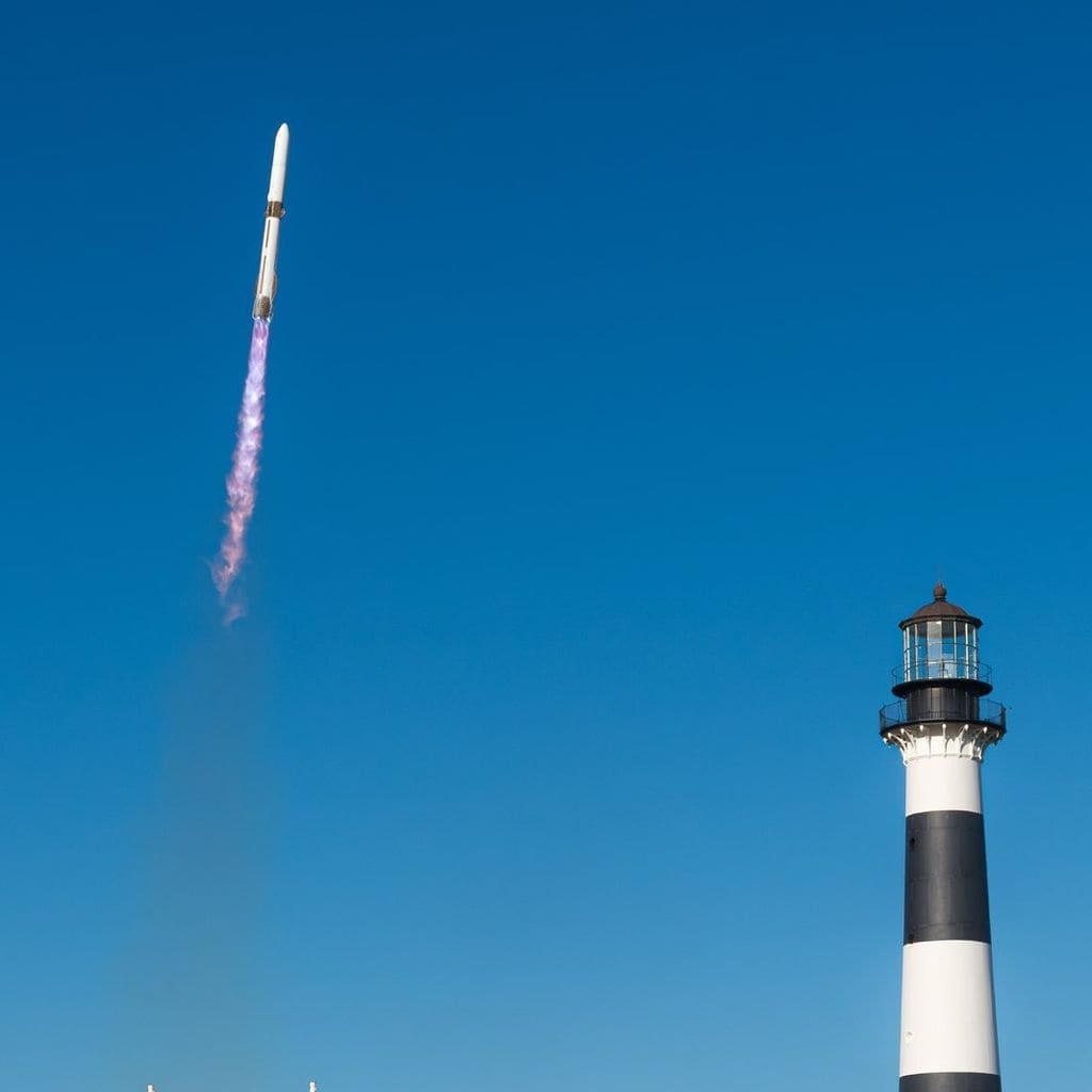 El cohete New Glenn de Origin Blue, propiedad de Jeff Bezos