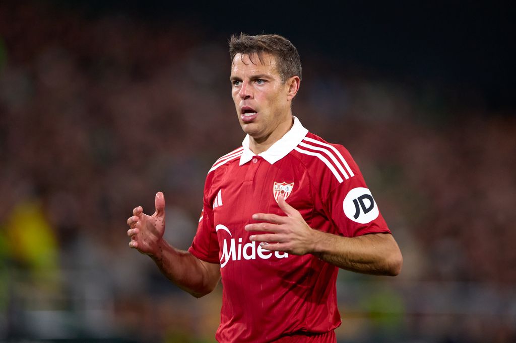 César Azpilicueta, defensa del Sevilla F.C.