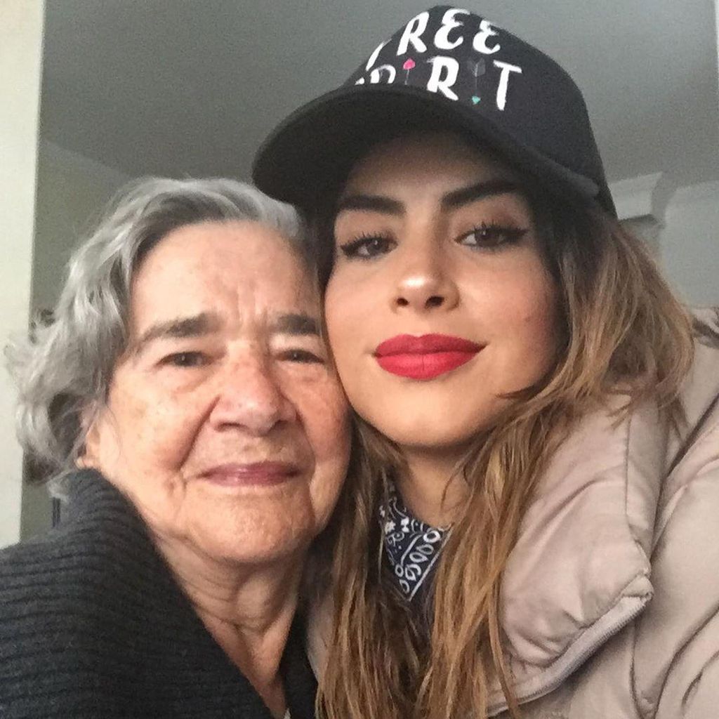 Jessica Cediel y su abuela