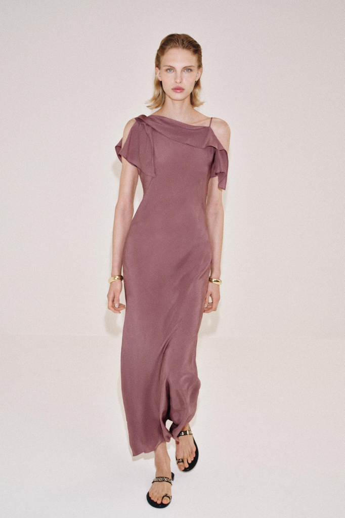 Vestido midi de Zara