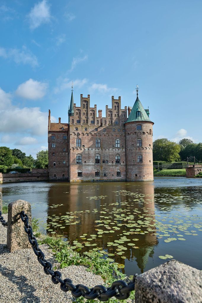 Castillo de Egeskov, Dinamarca, residencia actual de la princesa Alexandra, hija de la princesa Benedicta