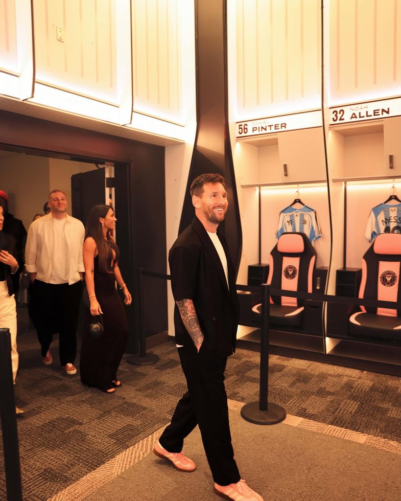 Messi presentó una colección de ropa junto a Adidas y Kith.