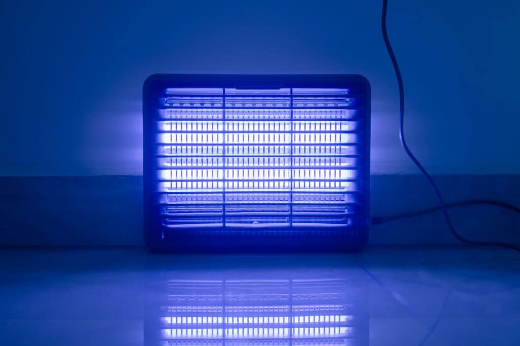 Luz ultravioleta para insectos 