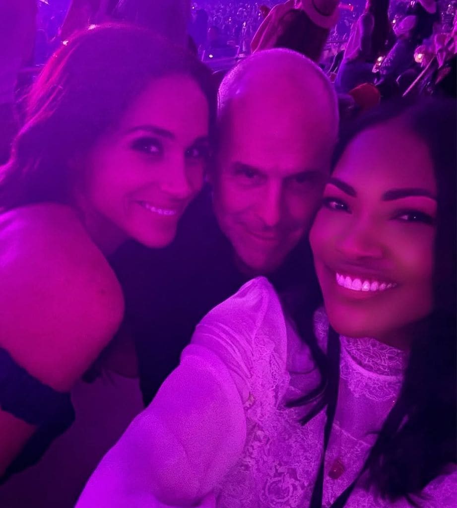 Meghan Markle y el príncipe Harry en un concierto de Beyoncé en mayo de 2025