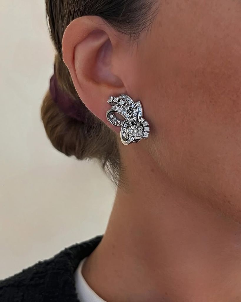 Pendientes vintage antiguos