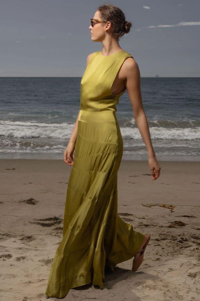 Vestido de Heidi Merrick.