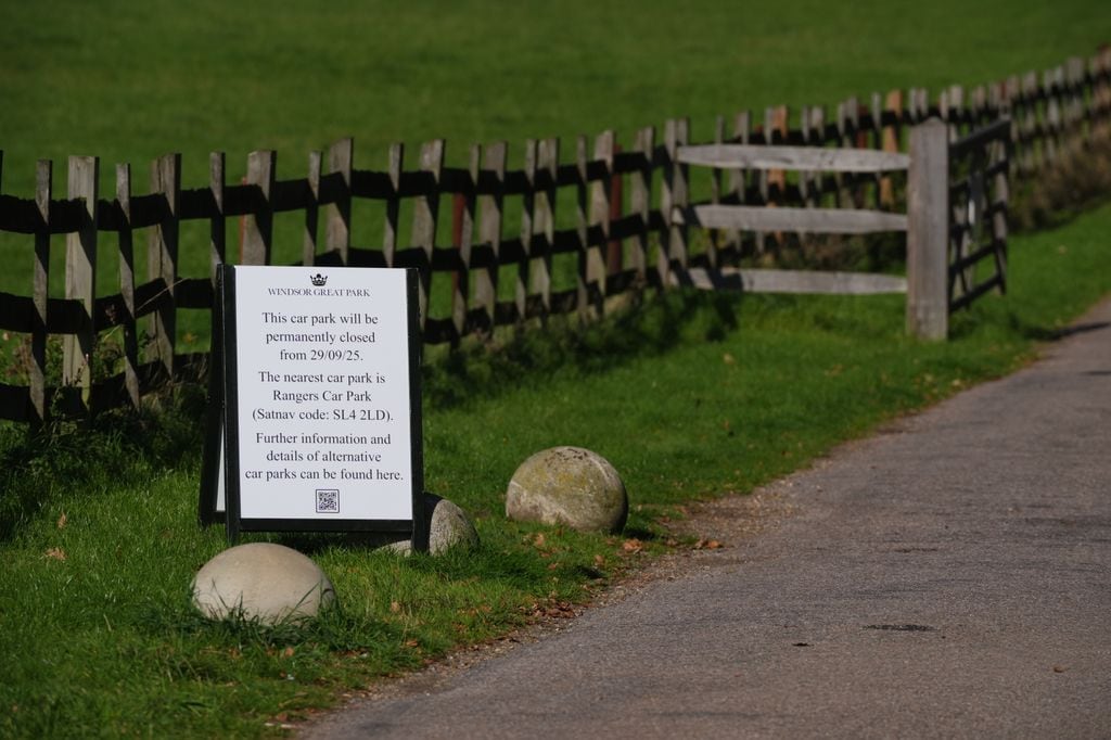Se ha notificado a los vecinos de la zona sobre las nuevas disposiciones en Windsor Great Park.