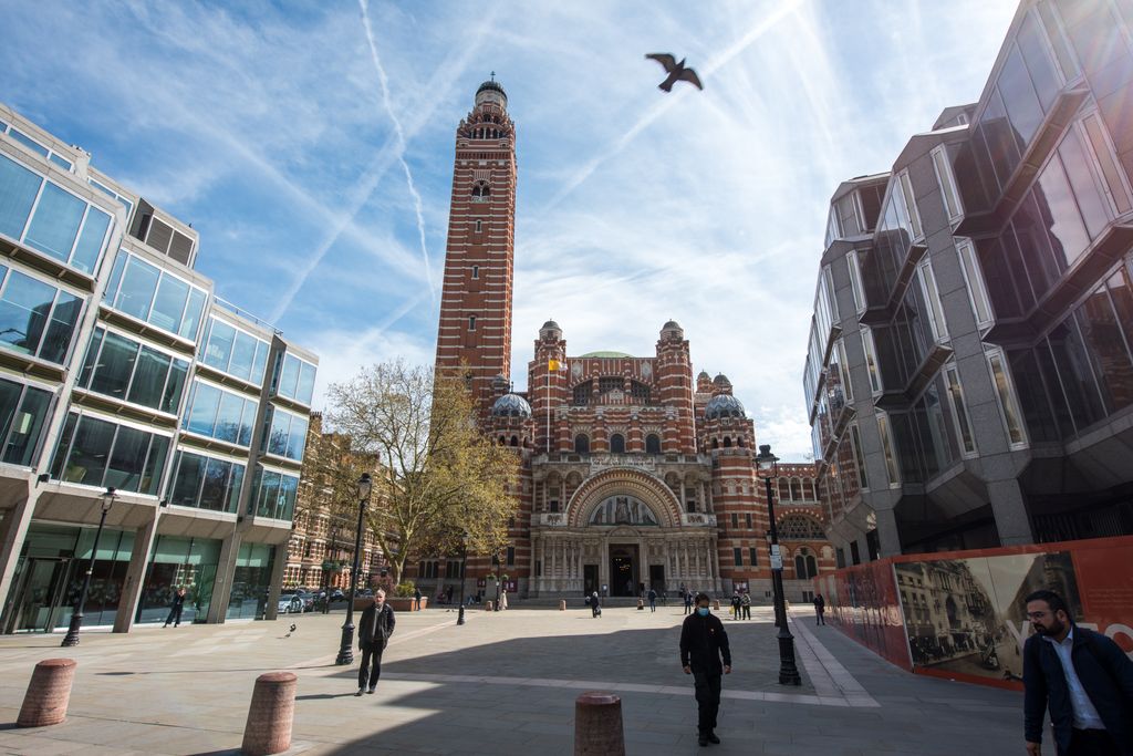 Catedral de Westminster, diseñada por John Francis Bentley en Victoria Street 