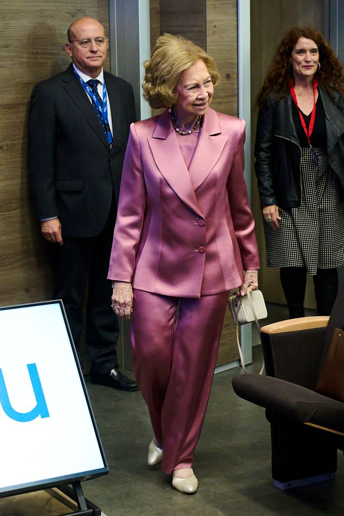 Doña Sofía durante la inauguración del Congreso en la CEU San Pablo