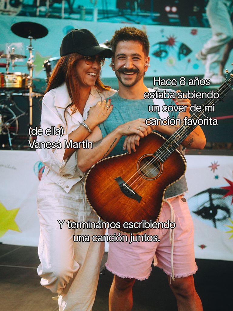 El cantante cumplió su sueño de escribir una cancación de la mano de Vanesa Martín