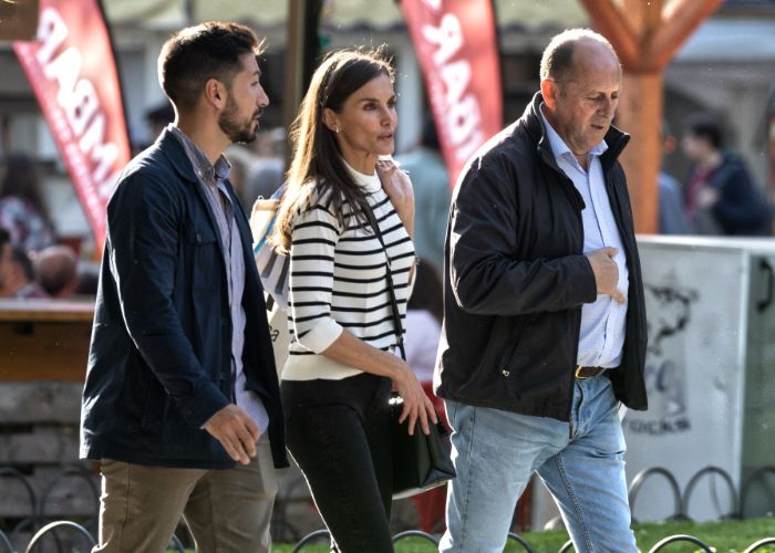 Doña Letizia en la Feria del Libro de Madrid