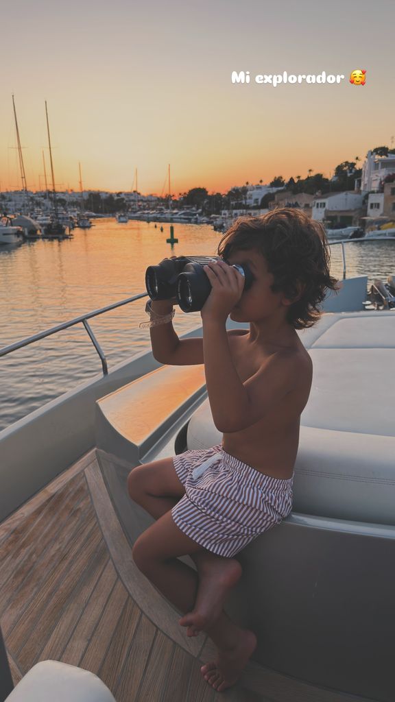 "Mi explorador", ha dicho Fernando Verdasco de su hijo, Mateo, de 5 años