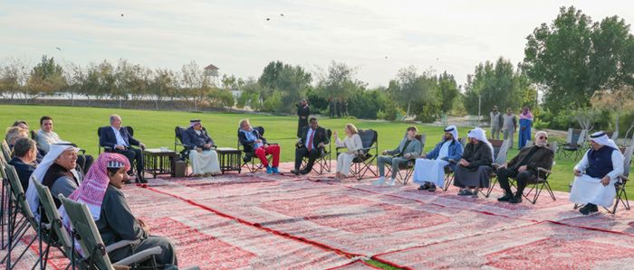 Don Juan Carlos y su nieto también mantuvieron un encuentro con Hamad bin Isa Al Khalifa, rey de Baréin