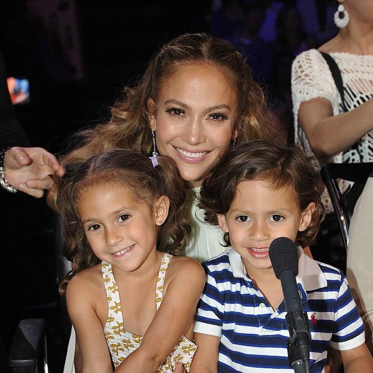 jennifer lopez y sus hijos max y emme