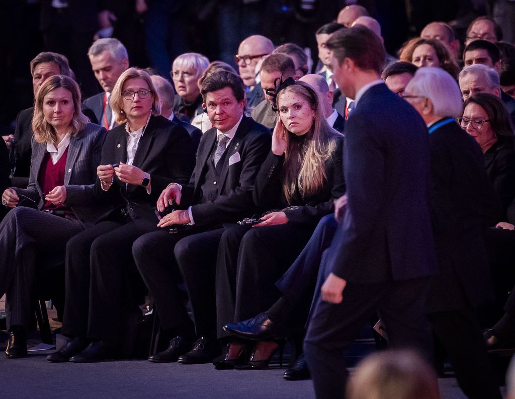 Amalia de Holanda en la 80 conmemoriacion de la liberacion de Auschwitz